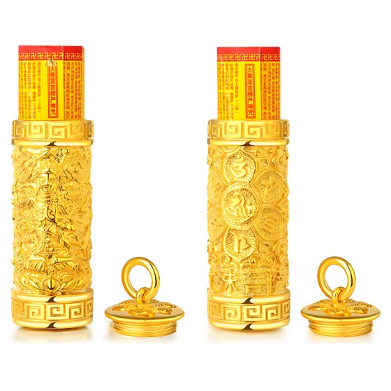 999 Pure Gold Manjusri Guardian Pendant - Rabbit Zodiac Birth Buddha